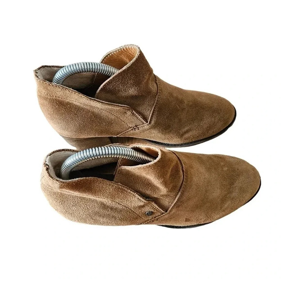 BearPaw Cow Suede Fleece Lined Women's Ankle Boots Size 7.5 - Picture 14 of 16